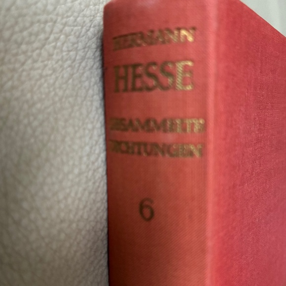 Band 6: Die Morgenlandfahrt -- Das Glasperlenspiel es fehlt Band hard cover - Picture 15 of 15